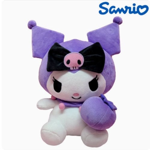 BeeCrazee Sanrio Fruity Summer 9" Plush: My Melody, Kuromi, Cinnamoroll Kuromi Kawaii Gifts 8809571503086