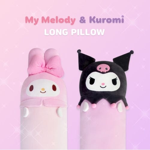 BeeCrazee SANRIO Kuromi & MY MELODY 27" LONG BODY PILLOWS Kawaii Gifts