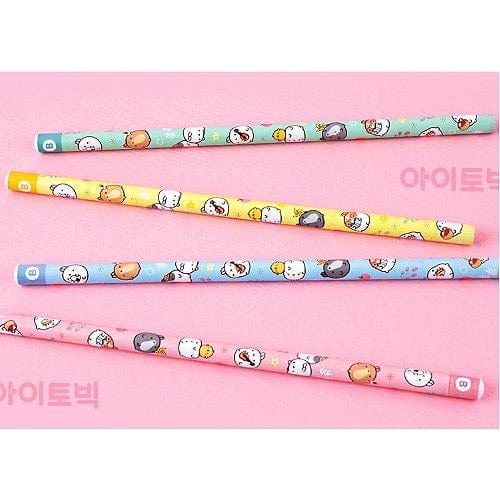 BeeCrazee Molang Pencils 4-Piece Set Kawaii Gifts