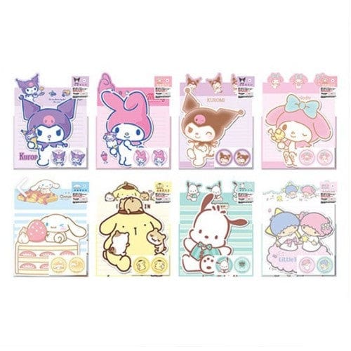 BeeCrazee SANRIO Friends Die-cut LETTER SETS Kawaii Gifts