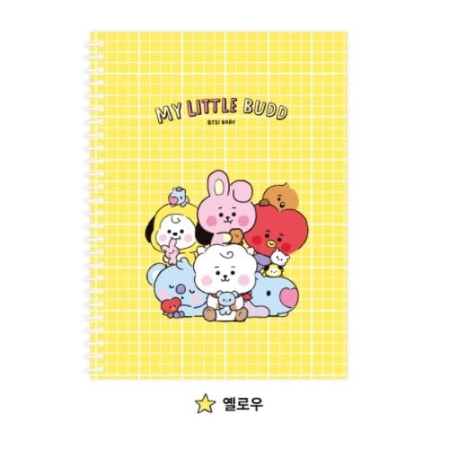 BeeCrazee BT21 My Little Budd Spiral Notebook Kawaii Gifts 8804224250263