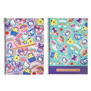 BeeCrazee Hello Kitty and Friends Thin Spiral A4 Notebooks Kawaii Gifts