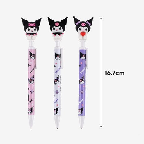 BeeCrazee Kuromi Mascot 0.5mm Mechanical Pencils Kawaii Gifts 8809701045905