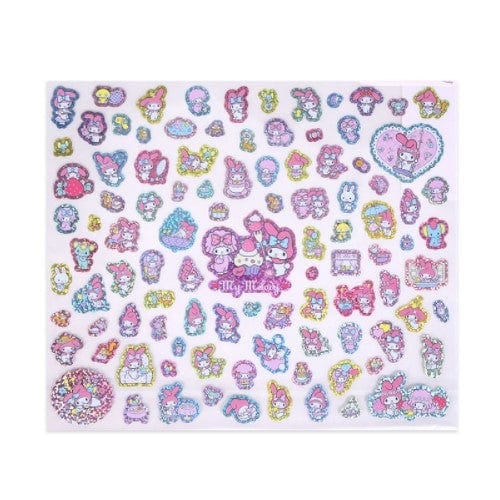 BeeCrazee My Melody & My Sweet Piano Hologram Stickers Kawaii Gifts 4901610000250