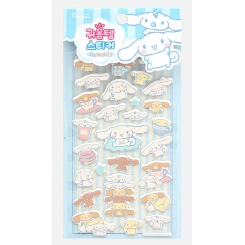 BeeCrazee Sanrio Friends Puffy Stickers: My Melody, Kuromi, Pompompurin, Cinnamoroll Cinnamoroll Kawaii Gifts