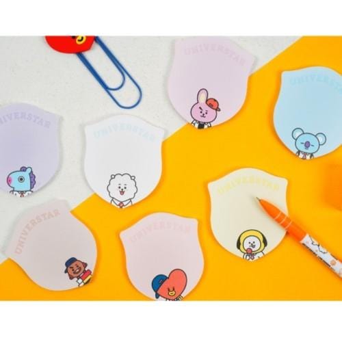 BeeCrazee BT21 Sticky Memo Pads Kawaii Gifts