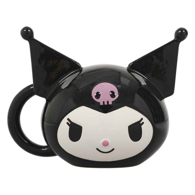 BioWorld Kuromi Sculpted Ceramic Mug Kawaii Gifts