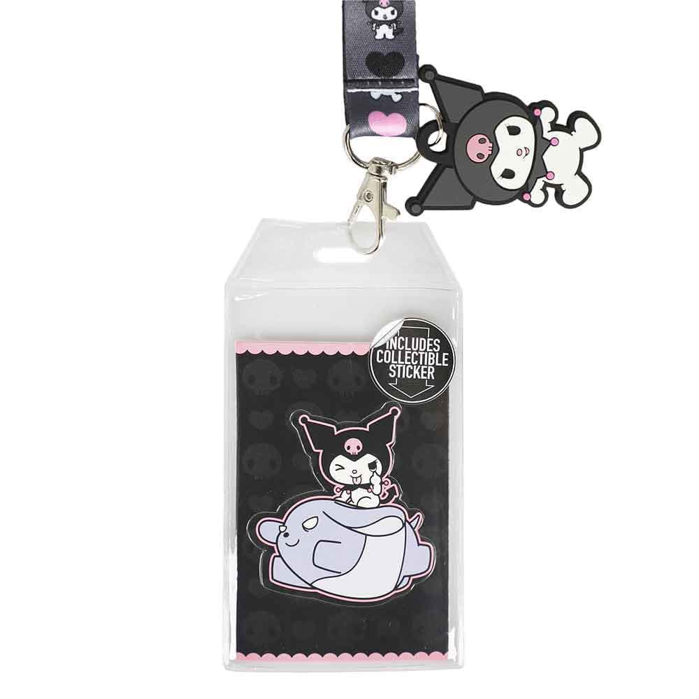 BioWorld My Melody & Kuromi Sublimated Lanyards with Charms Kuromi Kawaii Gifts 196179705133