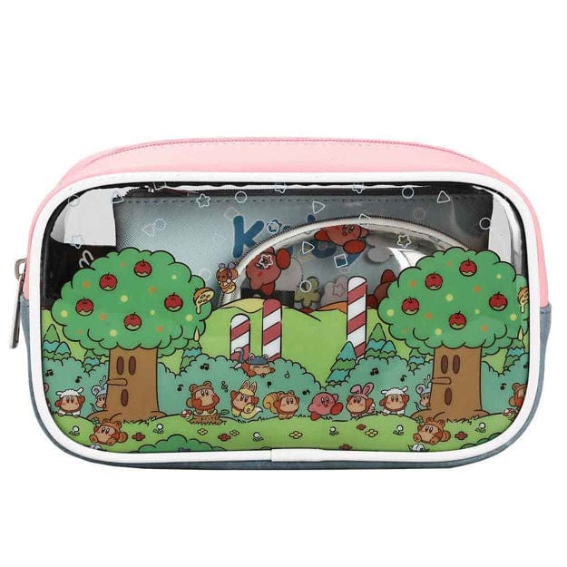 BioWorld Kirby Picnic Makeup Pouch 3-Piece Set Kawaii Gifts 196179209044