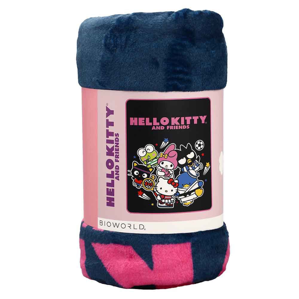 BioWorld Hello Kitty & Friends Gym Day Fleece Throw Blanket Kawaii Gifts 196179609820