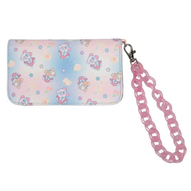 BioWorld Kirby Pink Chain Tech Wallet Kawaii Gifts
