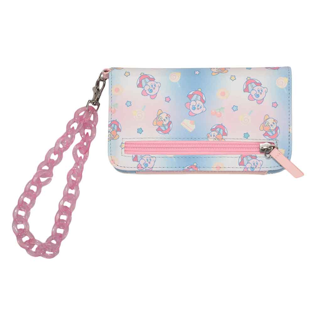 BioWorld Kirby Pink Chain Tech Wallet Kawaii Gifts