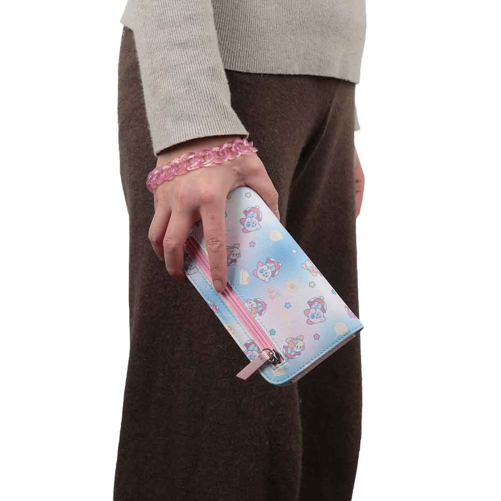BioWorld Kirby Pink Chain Tech Wallet Kawaii Gifts