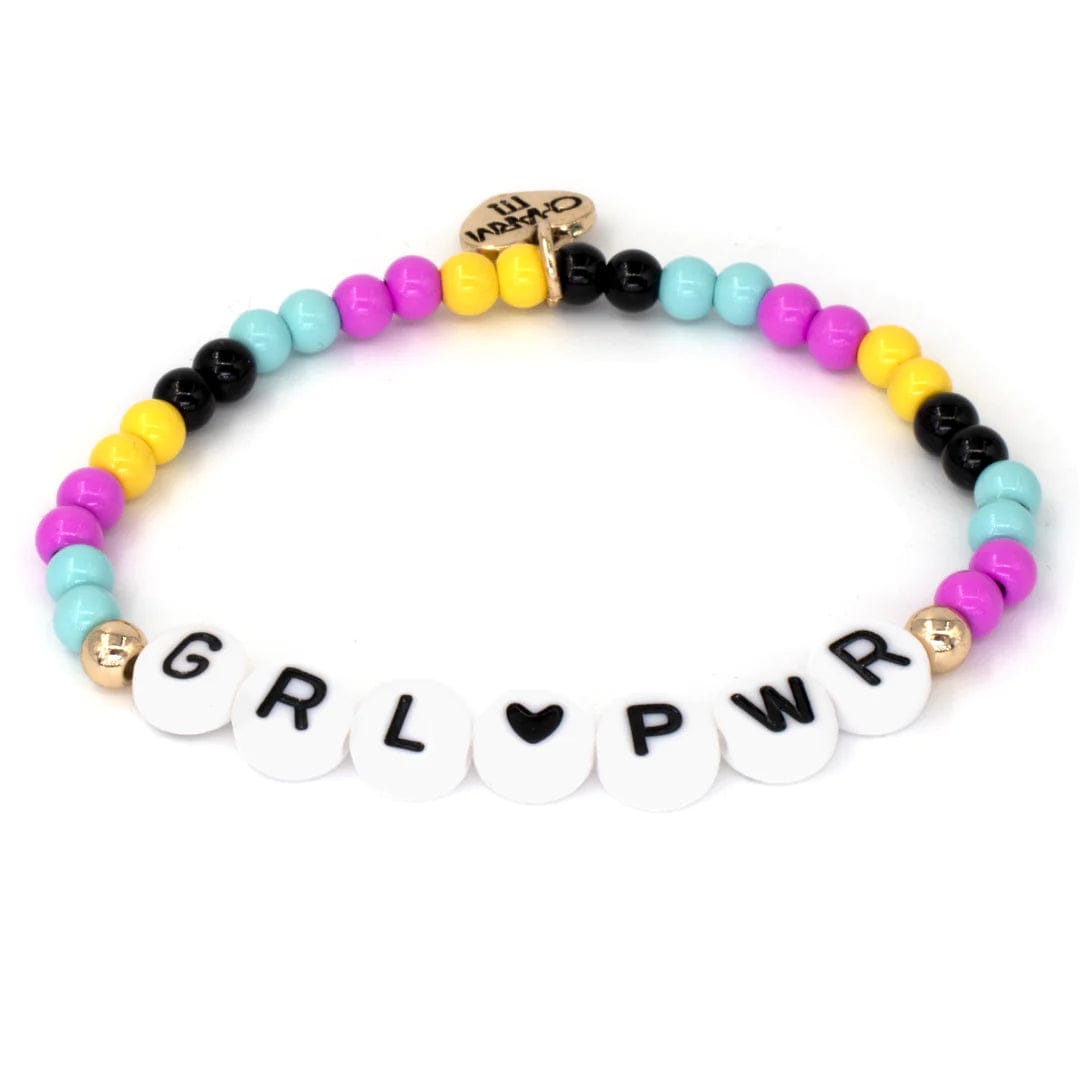 4mm Gold Girl Power Stretch Bead Bracelet – Kawaii Gifts