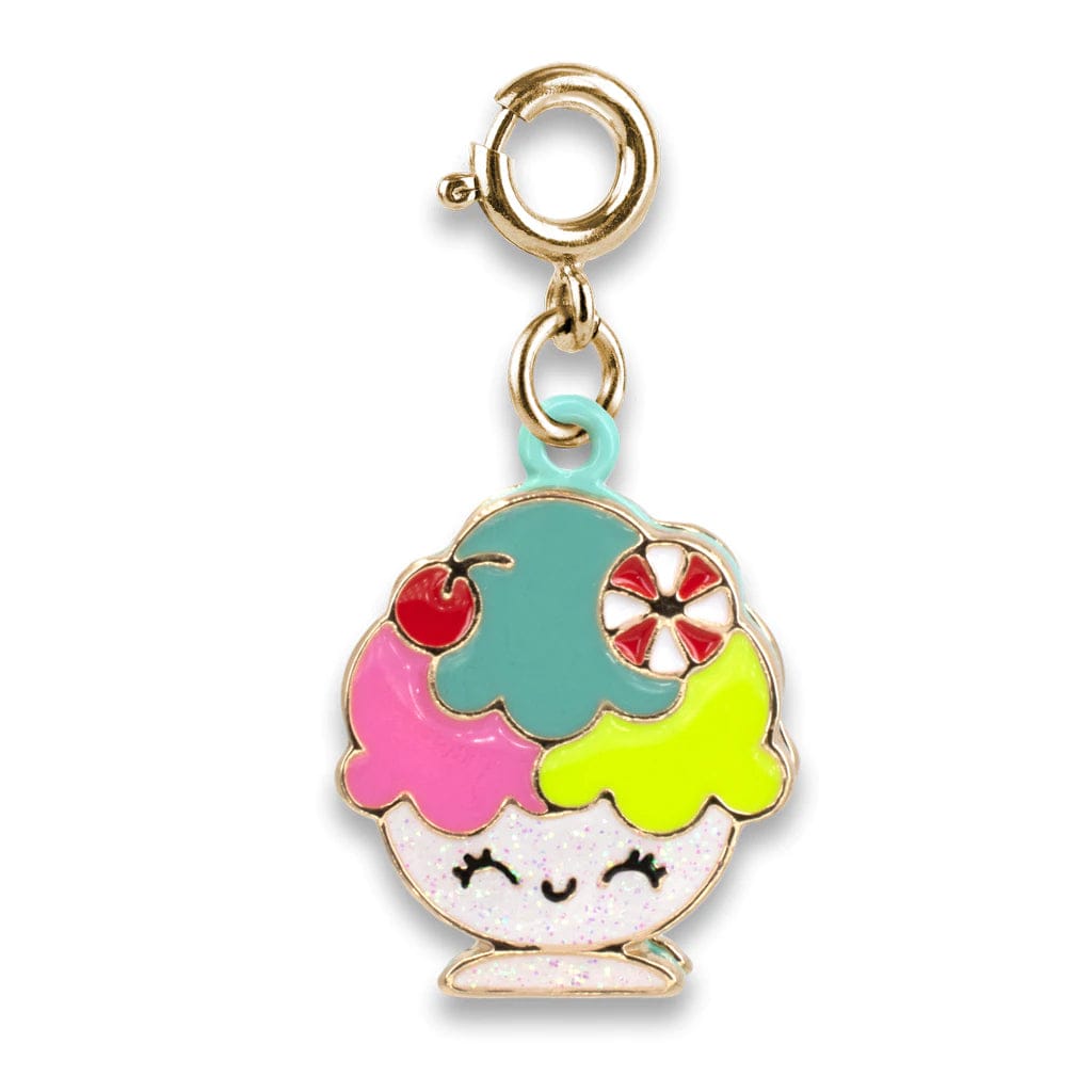 Charm It Gold Ice Cream Sundae Charm Kawaii Gifts 794187090687