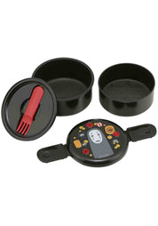 Clever Idiots Spirited Away 2-Layered Round Bento Lunch Box with Fork Kawaii Gifts 4973307547447