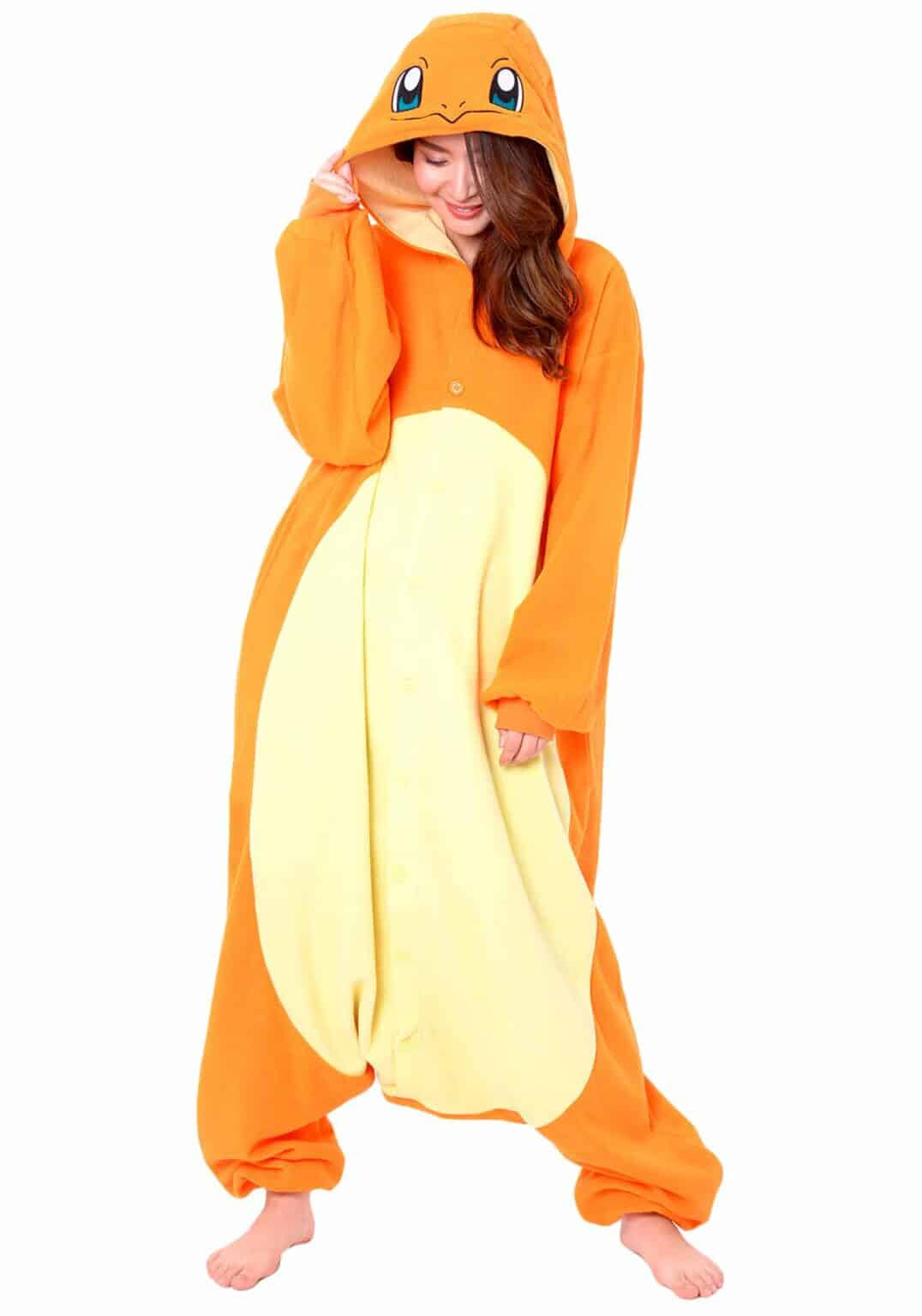 Clever Idiots Pokemon Charmander Kigurumi (Adult Size) Kawaii Gifts 4560419625110