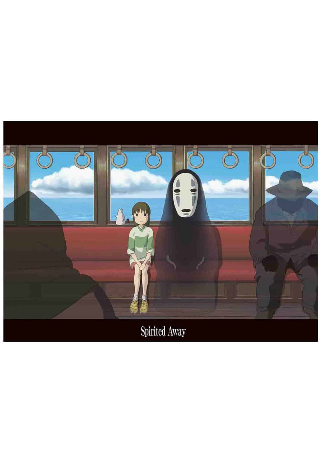 Clever Idiots Spirited Away A4 Plastic File Folders Train Kawaii Gifts 4549743647043