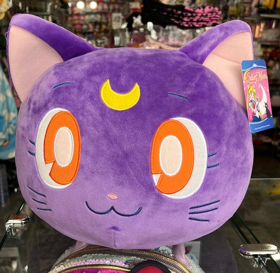 Clever Idiots Sailor Moon Luna & Artemis Cat Mochi Plush Pillows Kawaii Gifts