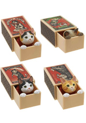 Clever Idiots Kitan Club: Cat Peek Matchbox Surprise Box Kawaii Gifts 4580045304876