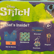 Culture Fly Lilo And Stitch Kids Winter 6-Piece Gift Set: Notebook, Keychain, Bracelet, Magnet, Hat & Gloves Kawaii Gifts 840070934313