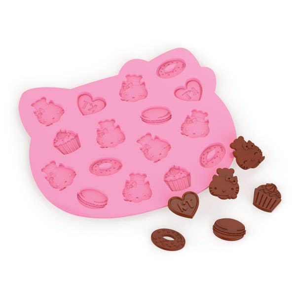 What On Earth Cat Ice Cube Tray - BPA-Free Silicone Kitty Shaped