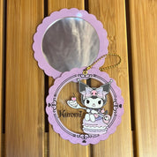 Enesco Kuromi Cafe Mirror Charm Keychain Kawaii Gifts 4901610880906