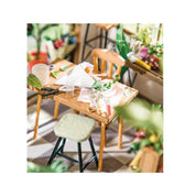 Hands Craft Flower Shop DIY Miniature Dollhouse Kit Kawaii Gifts 6946785113150