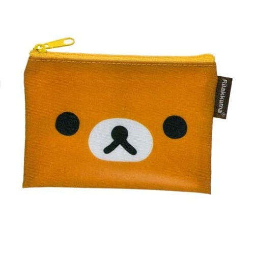 San-X Rilakkuma 4.7" Zipped-Up Clear Case: Relax Bear