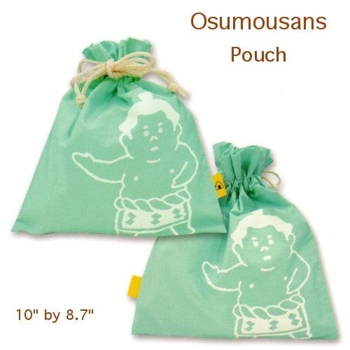 Mind Wave Osumou Sans Drawstring Pouch: Teal