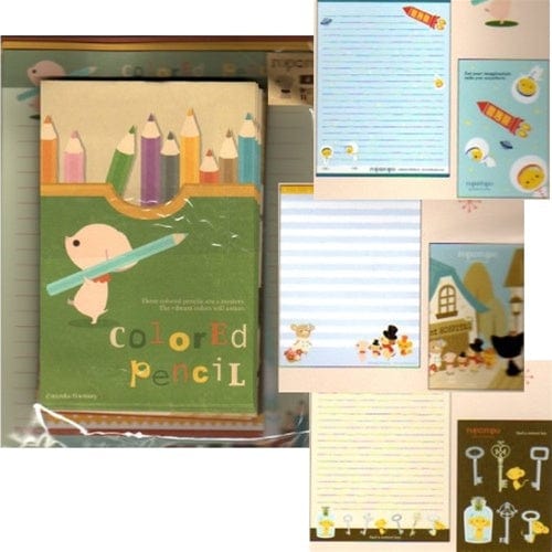 Kamio Mizuka Colored Pencil Quad Letter Set