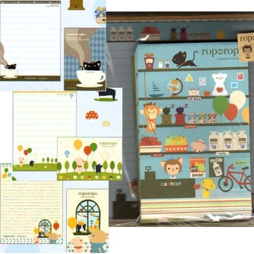 Kamio Mizuka RopoRopo Stores Quad Letter Set