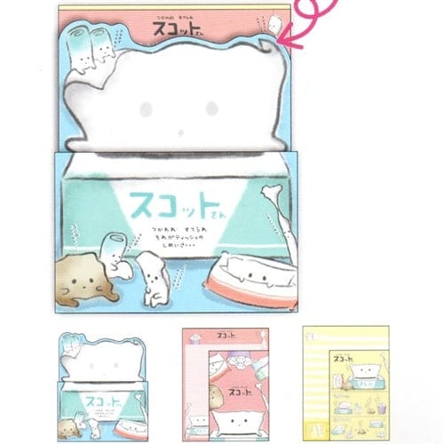 Kamio Tissue Chan Triple Letter Set