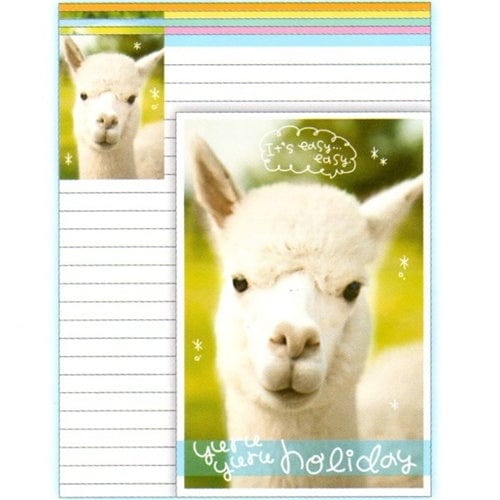 Kamio Yuru Yuru Holiday Cute Animals Skyser Craper Five-Design Letter Set