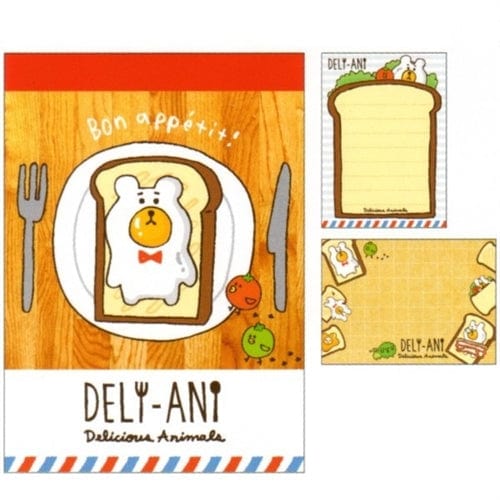 Kamio Deli-Ani Delicious Animals Small Memo