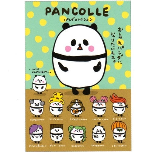 Kamio Pancolle Panda Memo Pad