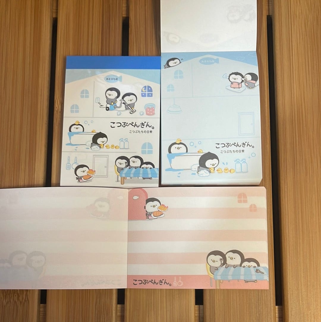 Kawaii Import Kotsubu Penguin Small Memo Pad Kawaii Gifts 4991277851203