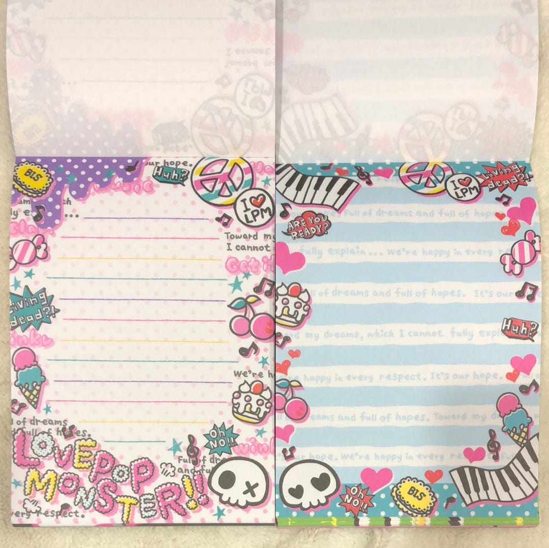 Kawaii Import Love Pop Monster Double Memo Pad Kawaii Gifts 4935124679695