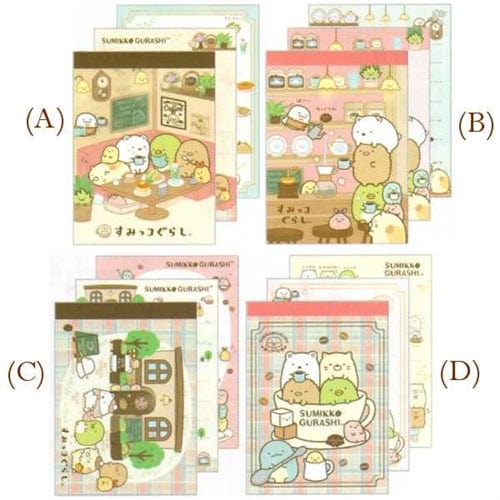 San-X Coffee Shop Sumikko Gurashi Small Memos