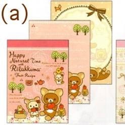 Kawaii Import San-X Deer Rilakkuma's Homemade Pie Small Memo Pad A Kawaii Gifts