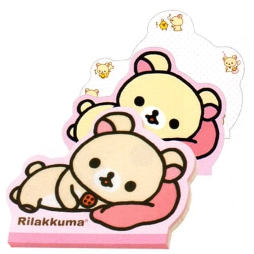 San-X Rilakkuma Die-Cut Memo Pad: Little Bear
