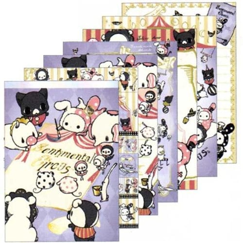 San-X Sentimental Circus Dreamy Land Memo Pad with Stickers
