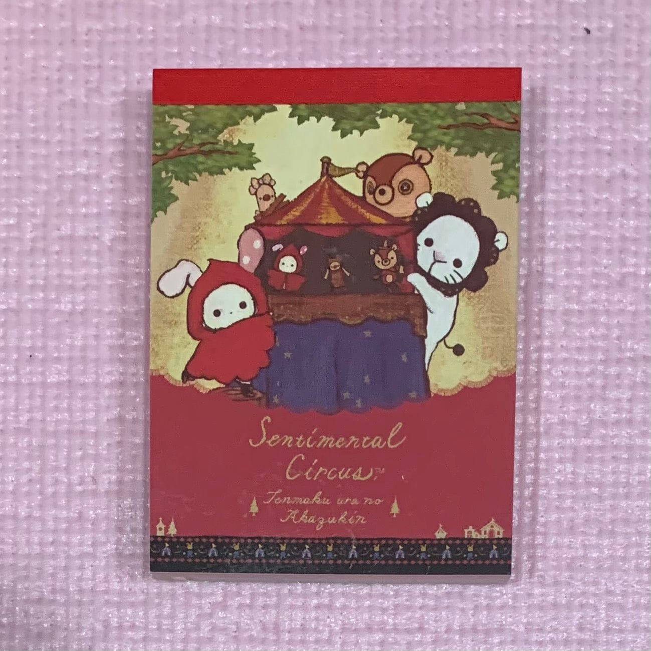 Kawaii Import San-X Sentimental Circus Small Memo Pad: Little Red Riding Hood (C) Kawaii Gifts 4974413627955