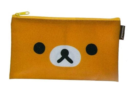 San-X Rilakkuma 8" Zipped-Up Clear Case: Relax Bear