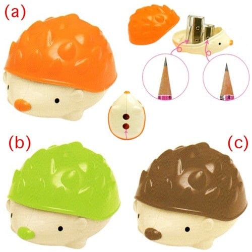 New Kawaii Candy Color Pencil Sharpeners Child Double Holes