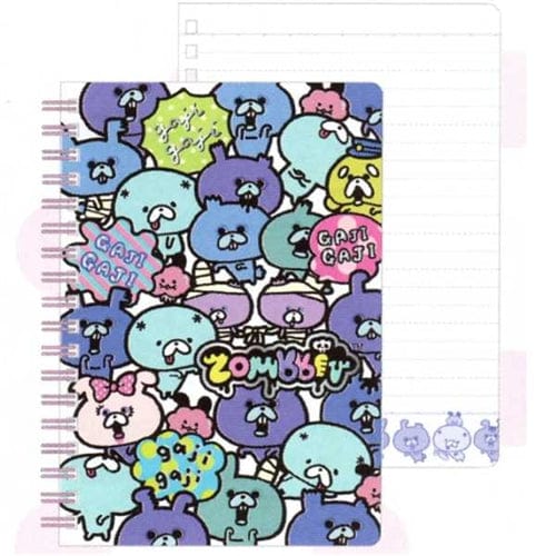 San-X Zombbit B6 Hard Cover Spiral Notebook: 1