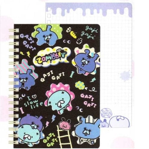 San-X Zombbit B6 Hard Cover Spiral Notebook: 2