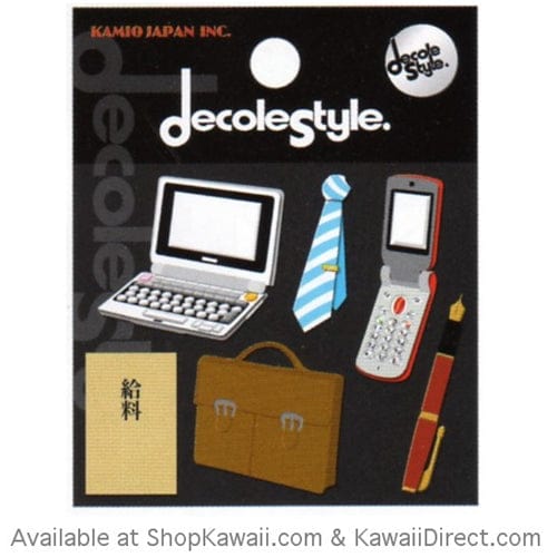 Kamio Decole Style Scrapbooking Stickers: Office