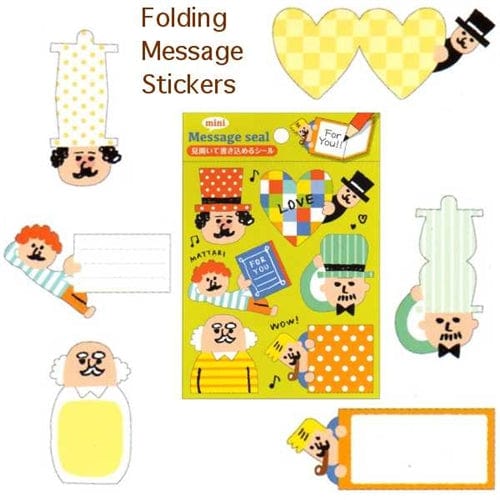 Mind Wave Gentlemen Folding Message Stickers