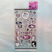 Kawaii Import San-X Jewel Cat Stickers: 2 Kawaii Gifts 4974413451031